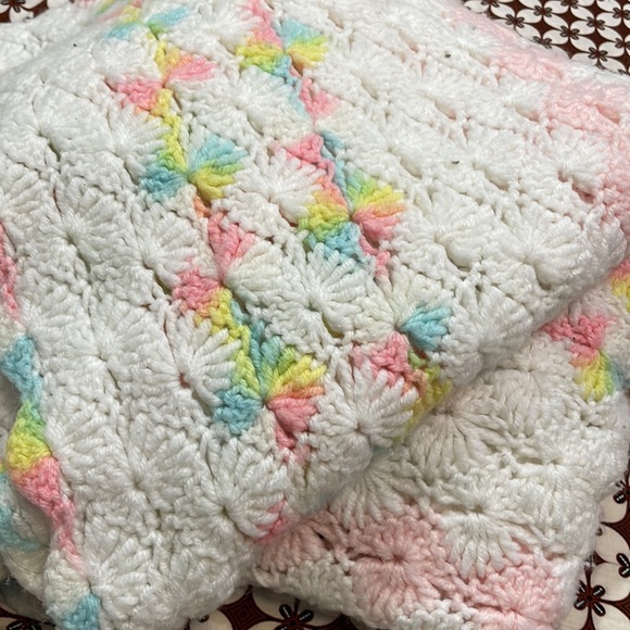 Vintage crochet Afghan - Picture 7 of 7
